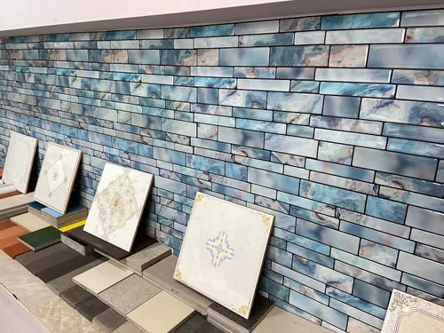Miniatura 7 de Azulejos autoadhesivos extraíbles de 10 hojas para despegar y pegar, piedra de mármol azul, para cocina y baño, 12 x 12 pulgadas