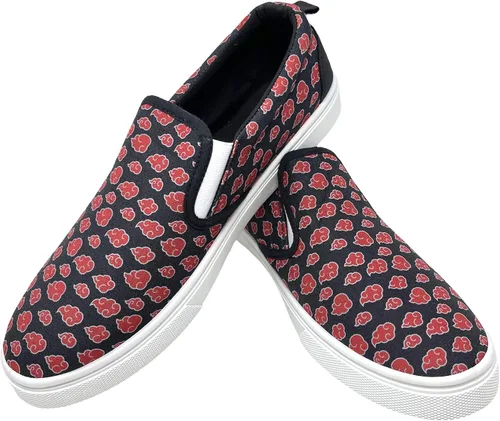 Miniatura 2 de Tenis de Naruto Shippuden con licencia oficial para adultos logotipo de Red Cloud