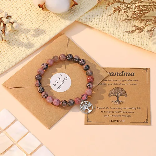 Miniatura 4 de UNGENT THEM Pulsera de árbol de la vida, regalos para abuela, nana, suegra, mamá extra, mejor mamá, Gigi, Mimi, madre del novio, tía, cuñada
