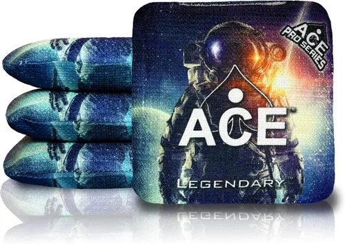 Miniatura 37 de Legendario Bolsos Cornhole ACE Pro + Kits PRO De doble lado, resbaladizos y pegajosos para todo clima Bolsa de descanso opcional y estuche