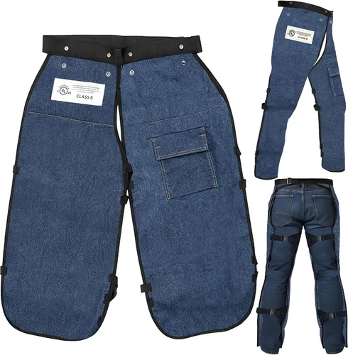 Miniatura 8 de MGP SUPPLY Apron Style Chainsaw Chaps with Pocket & Adjustable Waist Lightweight Class B Protective Safety Equipment