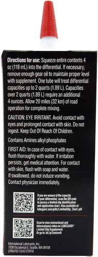 Miniatura 3 de Lubegard 42851 Suplemento para Diferencial de Deslizamiento Limitado, 4 fl. oz.