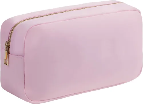 Miniatura 14 de Bolsa de maquillaje de viaje cosmética bolsa de maquillaje de aseo Orgnizer para mujeres, Sacos transparentes de color rosa intenso, Internacional