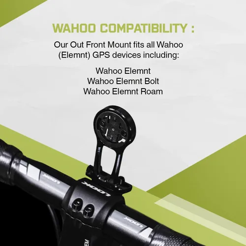 Miniatura 3 de JRC Components Stealth + Soporte de vástago premium compatible con Wahoo Elemnt