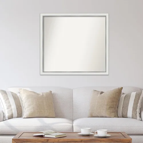 Miniatura 468 de Amanti Art Espejo personalizado, espejo estrecho de baño de oro blanco, espejo de pared o espejo de tocador de baño sobre el fregadero