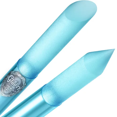 Miniatura 20 de Gladzy - Empujador de cutículas de vidrio, barra de manicura, calidad checa auténtica, removedor de cutículas de precisión profesional, superficie
