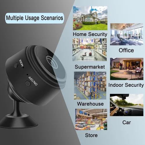 Miniatura 2 de Cámaras ocultas - Cámara de niñera -WiFi inalámbrica -1080P HD cámara de seguridad - Mejor mini - Cámaras de coche para cámara de vigilancia