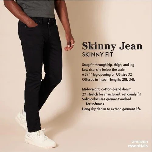 Miniatura 2 de Tienda Essentials Jeans ajustados para hombre