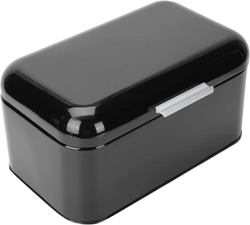 Miniatura 12 de Angoily Cubierta de contenedor de pan multifunción de metal para encimera de cocina, mantiene los productos horneados frescos durante más tiempo