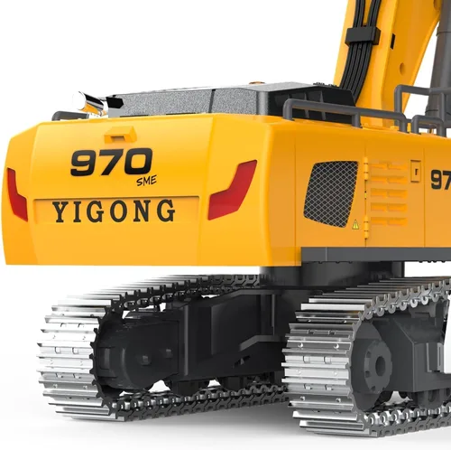 Miniatura 8 de KidsFaves Excavadora de Control Remoto de Grado Profesional para Adultos Modelo de Construcción RC a Micro-Escala de Metal con Sistema de Excavación