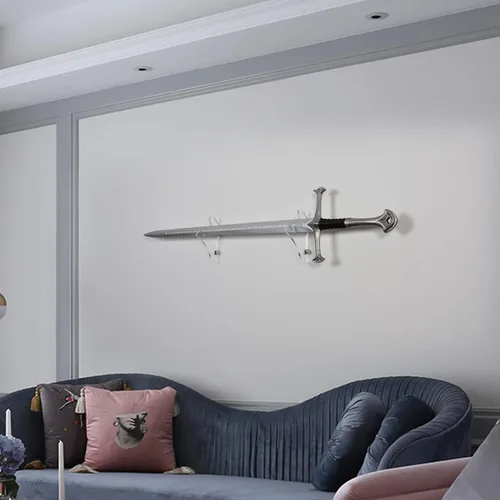 Miniatura 6 de Soporte de pared para sable de luz: acrílico de 0.236 in de grosor, capaz de soportar 30 libras, utilizado para exhibición de sables de luz