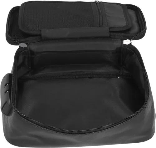 Miniatura 9 de Bolsa de archivo, bolsa de almacenamiento segura para certificado ignífugo con cerradura para senderismo para viajes para tarjeta para dinero