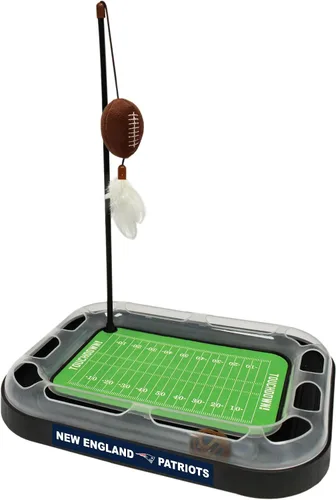 Miniatura 5 de Tabla de rascado para gatos NFL LOS VEGAS Raiders Campo de fútbol americano Juguetes para gatos + Pelota de fútbol de felpa rellena de hierba gatera