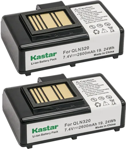 Miniatura 4 de Kastar Paquete de 1 batería de repuesto para impresoras térmicas Zebra QLN220, QLn220HC, QLN320, QLn320HC, ZQ500, ZQ510, ZQ520, ZQ610HC, ZQ620
