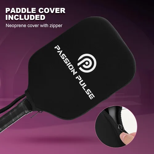 Miniatura 8 de Paletas de pickleball 2025, superficie de fibra de carbono cruda (CSF) de 0.63 pulgadas T700 de grano alto y giro, paletas de bola Pro Pickle Rosa