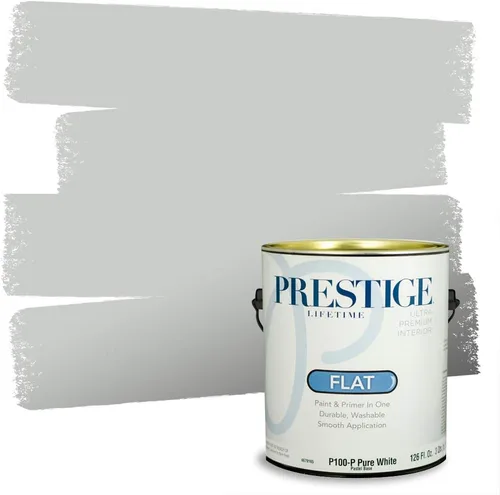 Miniatura 151 de PRESTIGE Paints - Pintura interior e imprimación en uno, 1 galón, cáscara de huevo, pimienta envejecida