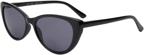 EYEGUARD Gafas de sol invisibles bifocales de lectura vintage Cateye protección UV400 para exteriores con bisagra de resorte para mujeres Negro