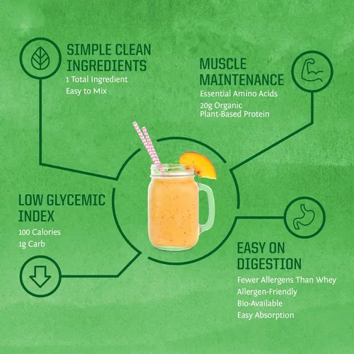 Miniatura 4 de Sunwarrior - Proteína en polvo de arroz integral con Bcaa y aminoácidos, batido de proteína de arroz integral cruda, libre de gluten, baja