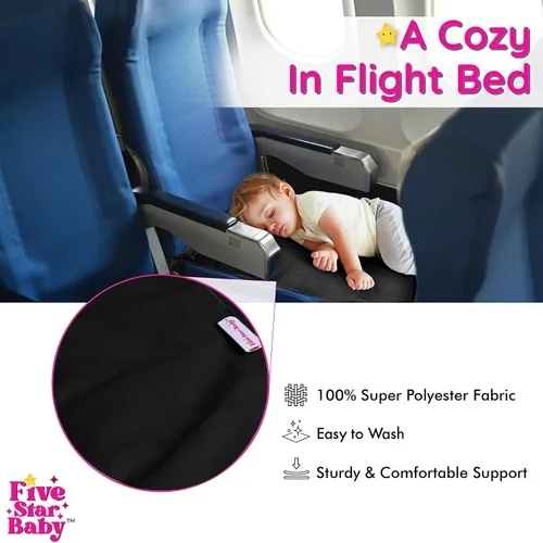 Miniatura 4 de Cama de Avión para Niños Pequeños - Cama de Avión para Niños Pequeños - Cama de Avión para Niños - Artículos Esenciales de Viaje en Avión para Bebés