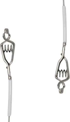 Miniatura 4 de Lámina de esgrima/cable de máscara de sable, serie Elite, clip de abrazadera de alambre de cabeza, alambre transparente, aprobado por competencia
