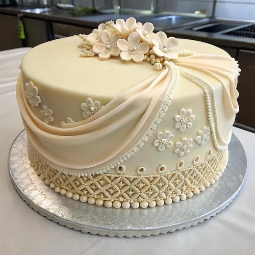 Miniatura 3 de Bakerpan Fondant blanco enrollado prémium para decoración de pasteles, sabor a vainilla, 4.4 onzas (fabricado en Estados Unidos)