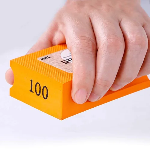 Miniatura 6 de Almohadillas de pulido a mano de diamante para lijar hormigón vidrio piedra granito mármol 60#, 100#, 200#, 400# (4 unids/juego)..