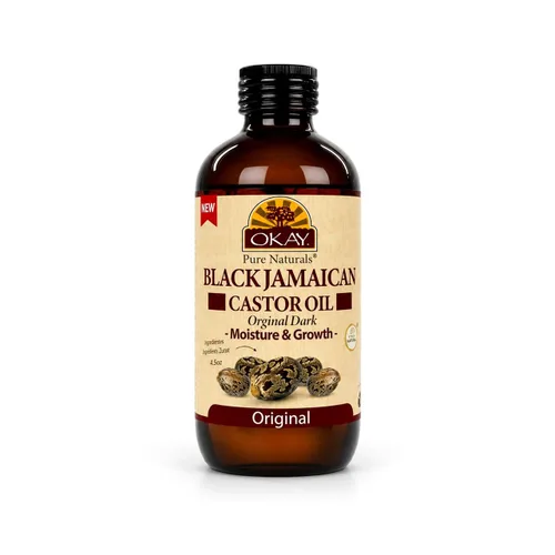 Aceite de ricino jamaicano Okay, Marrón