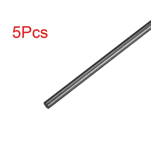 Miniatura 3 de Barra de fibra de carbono de 0.059 in para poste mate de avión RC EE. UU., 7.874 in 7.8 pulgadas, 5 piezas