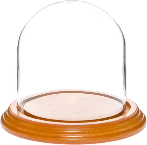Miniatura 6 de Plymor Cúpula de cristal de 4 x 4 pulgadas (base de madera MDF negra)