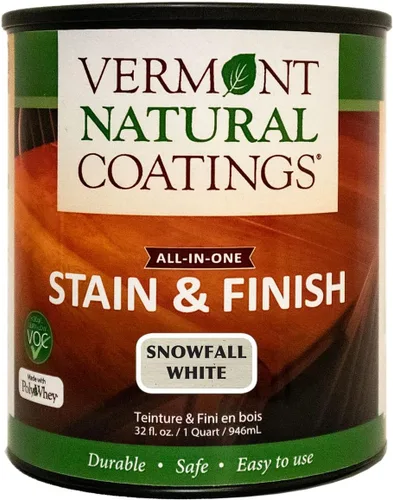 Miniatura 14 de Vermont Natural Coatings PolyWhey Stain & Finish - Westfield Walnut - Cuarto de galón Westfield Nogal