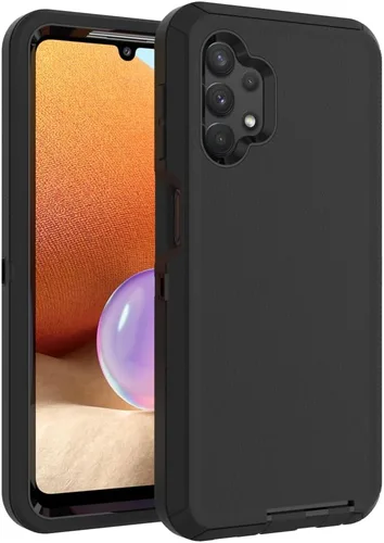 Miniatura 13 de Funda para Galaxy S21, Funda Resistente de Grado Militar Resistente a los Golpes y a Prueba de Caídas para Samsung Galaxy S21, Negro+Naranja Negro