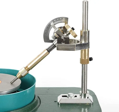 Miniatura 5 de Máquina de facetado de gemas TBVECHI 110V joyería banco de roca pulido máquina de pulir torno de banco Herramientas pulidora
