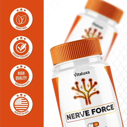 Miniatura 6 de Suplemento de neuropatía de fuerza nerviosa, cápsulas NerveForce para la salud cerebral, apoyo de memoria, fuerza máxima, fórmula de cápsula