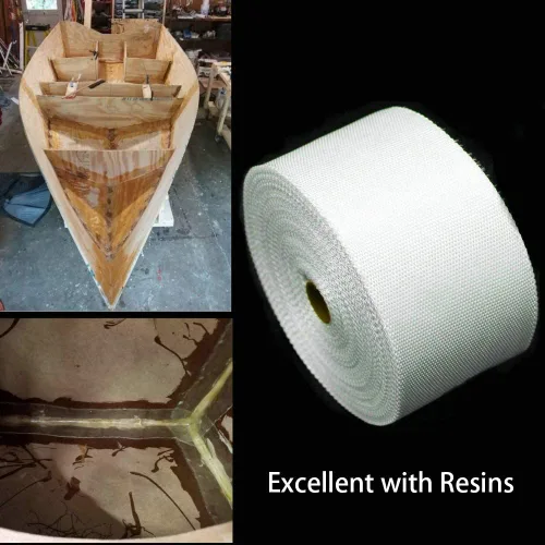 Miniatura 6 de APT Cinta de malla de tela de fibra de vidrio fuerte (4 "x 36 yardas), reparación, refuerzo, fácil saturación de resina resistente al calor