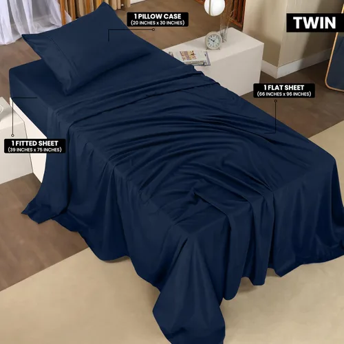 Miniatura 250 de Utopia Bedding Juego de sábanas Queen – Sábanas de 4 piezas para cama tamaño Queen, microfibra suave y transpirable, incluye 1 sábana bajera, 1 Gris