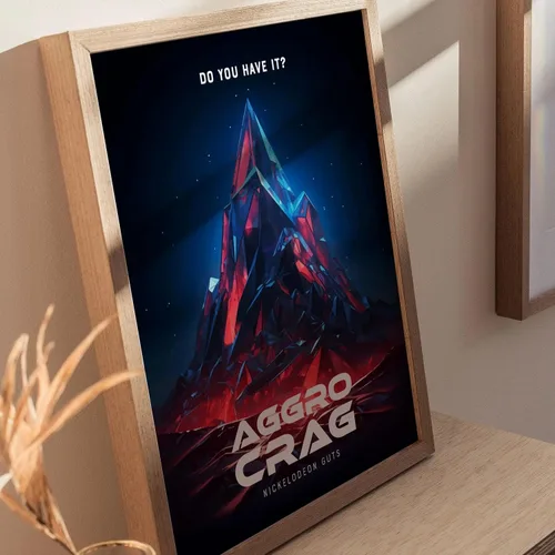 Miniatura 7 de Nickelodeon Guts Aggro Crag Framed Wall Art 8x10 in/Black Floating Frame Canvas