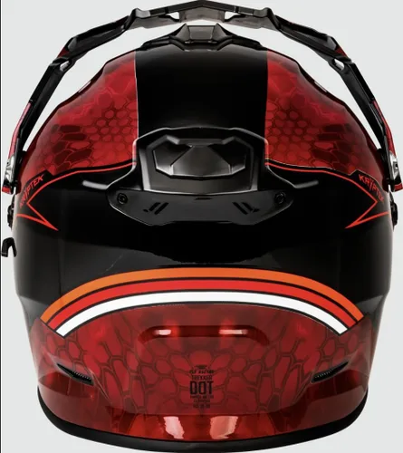 Miniatura 2 de Fly Racing - Casco Trekker Conceal (rojo/negro, talla XL)