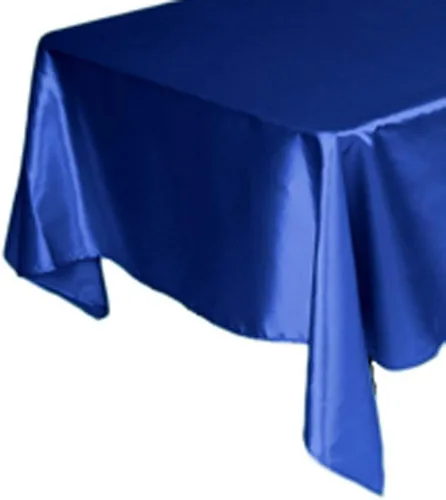 Miniatura 11 de Tektrum mantel de satén de 60 x 60 pulgadas - mantel cuadrado de satén sedoso de primera calidad - para eventos de banquete, fiestas de boda