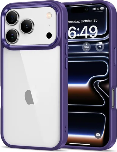 Miniatura 76 de HOOMIL Funda para iPhone 7 Plus/iPhone 8 Plus de 5.5 pulgadas, no amarillea, protección contra caídas, cubierta trasera dura transparente