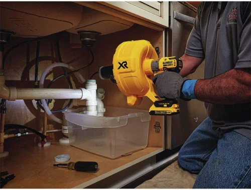 Miniatura 5 de DEWALT Kit de serpiente de drenaje MAX XR de 20 V, sin escobillas (DCD200D1)