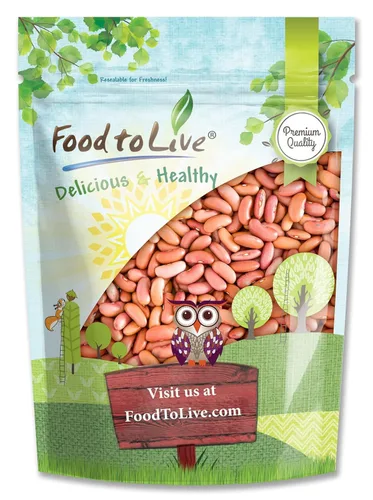 Miniatura 11 de Food to Live Frijoles rojos claros, 1 libra – Frijoles secos enteros, crudos, germinables, veganos, a granel. Rico en fibra, potasio, proteína a