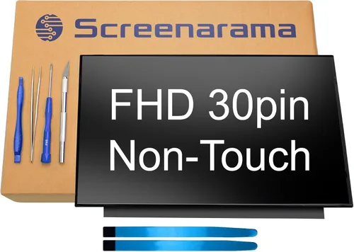 SCREENARAMA Nueva pantalla de repuesto para N156HGA-EA3 | Pantalla LED LCD mate FHD IPS 1920x1080 con herramientas y cinta