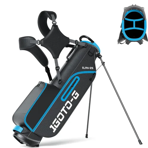 Miniatura 11 de Bolsa de Golf con Soporte Junior - Bolsa de Golf Juvenil para Edades 6-14, Bolsa de Golf con Soporte Ligera para Niños