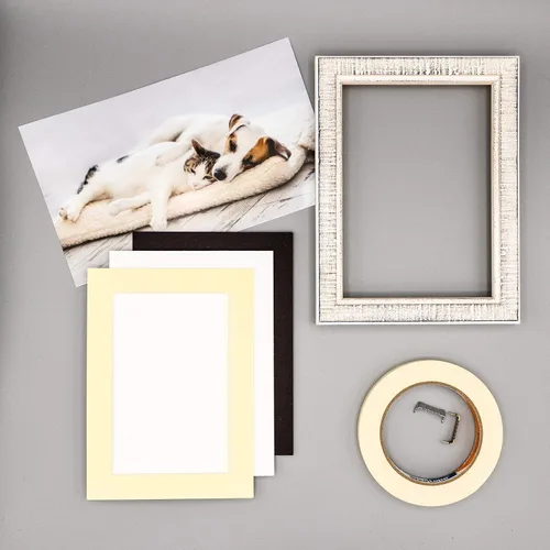 Miniatura 151 de 8.5x11 Mat for 11x14 Frame - Precut Mat Board Acid-Free Brown 8.5x11 Photo Matte Made to Fit a 11x14 Picture Frame, Premium Matboard for Family