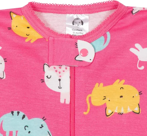 Miniatura 6 de Gerber Pijamas de pies para bebé niña - 4