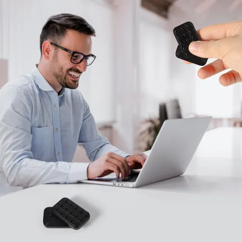 Miniatura 6 de Deslizador de metal para ansiedad, juguete magnético EDC para adultos, reductor de estrés para oficina, hogar, escuela
