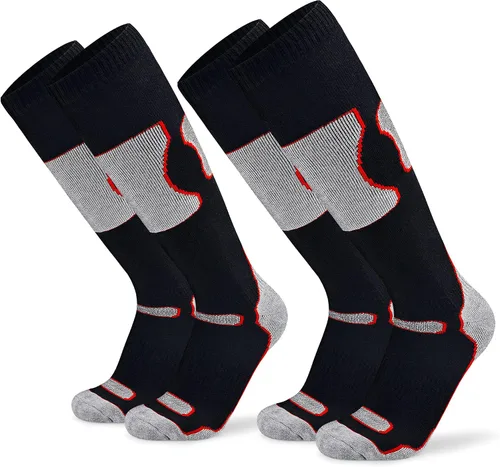Busy Socks Calcetines de esquí de lana merina para hombre y mujer calcetines cálidos para esquí snowboard deportes al aire libre clima frío