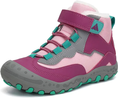 Miniatura 49 de Mishansha Botas de Senderismo para Niños Pequeños Niñas Niños Zapatos de Senderismo Resistentes al Agua Anti-Colisión Antideslizantes Atléticas