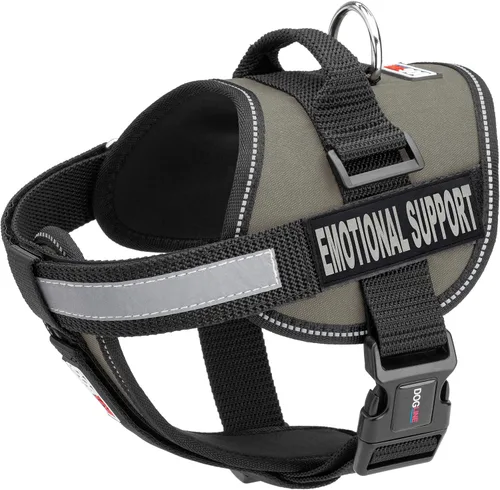 Miniatura 15 de Dogline Unimax - Arnés de chaleco multiusos Unimax para perros y 2 parches de soporte emocional extraíbles con respaldo de velcro