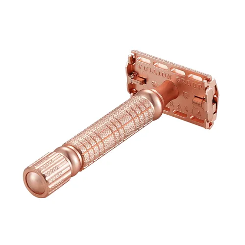 Miniatura 6 de VIKINGS BLADE Maquinilla de afeitar de seguridad de doble filo + 5 cuchillas de acero suecas + estuche de lujo. Suave, reutilizable, reciclable